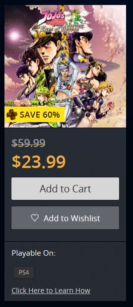 JoJo's Bizarre Adventure: Eyes of Heaven Bundle