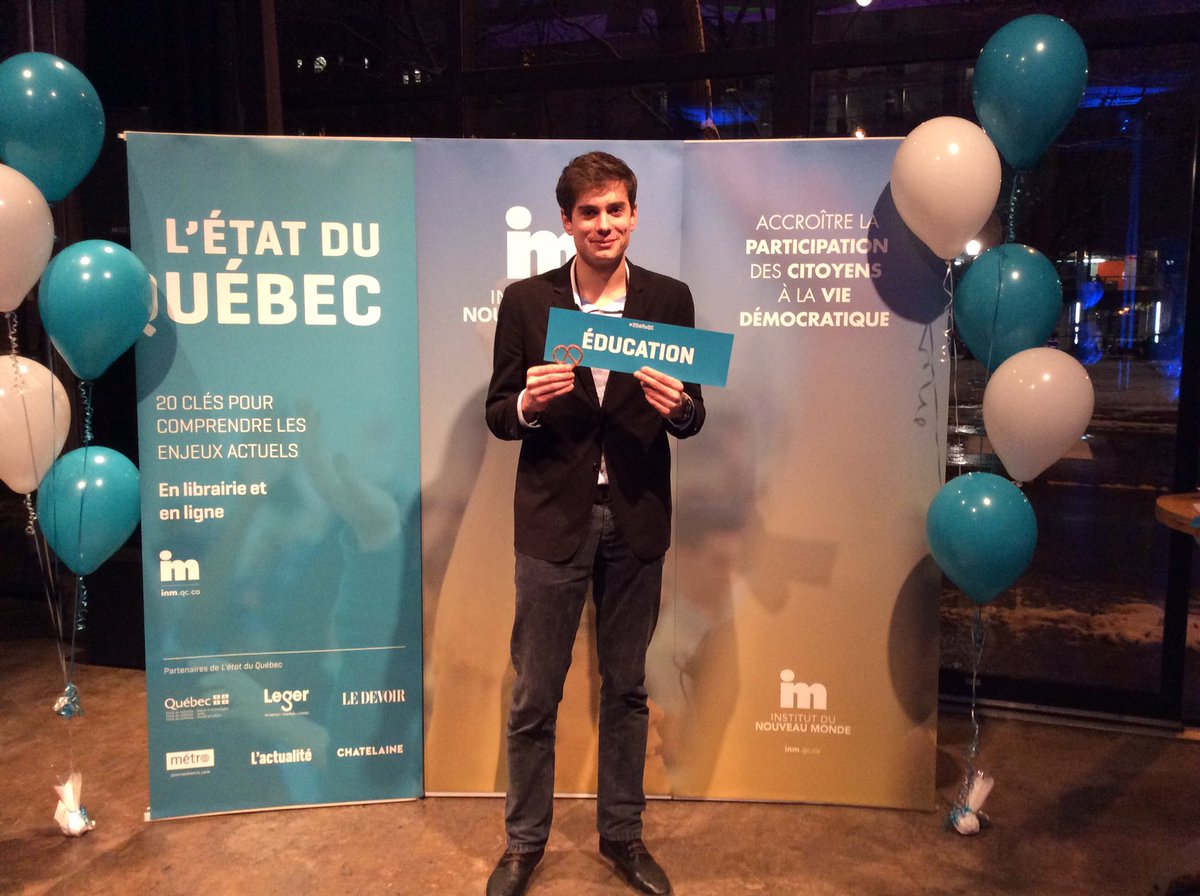 INM_voix's tweet photo. #2DefisQC #EDQ2017 Boris partage son défi pour le Québec #éducation https://t.co/UNDHRepdIU