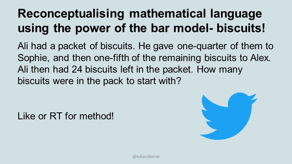 eduosborne's tweet photo. OK! Another mind-bender for #barmodelling #barmaths Apparently herbal remedies were too middle class so it's biscuits today. Enjoy! https://t.co/zJt1FSMjtN