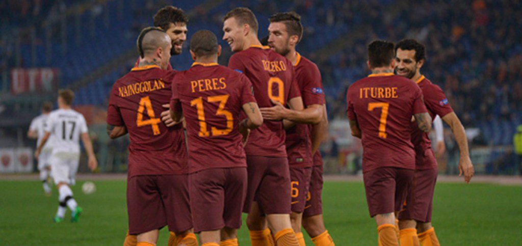 testapallone's tweet photo. Grande Dzeko e la Roma vola in Europa https://t.co/Adl1tvXthE https://t.co/0sCUXrfAF4