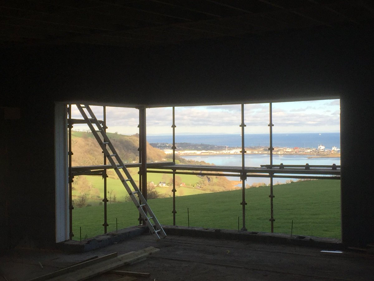 WCraftersltd's tweet photo. Bitterly cold today but enjoyed preparing the order for this fab new home overlooking the Antrim coast.#Belfasthour https://t.co/pKFuGDo0Km