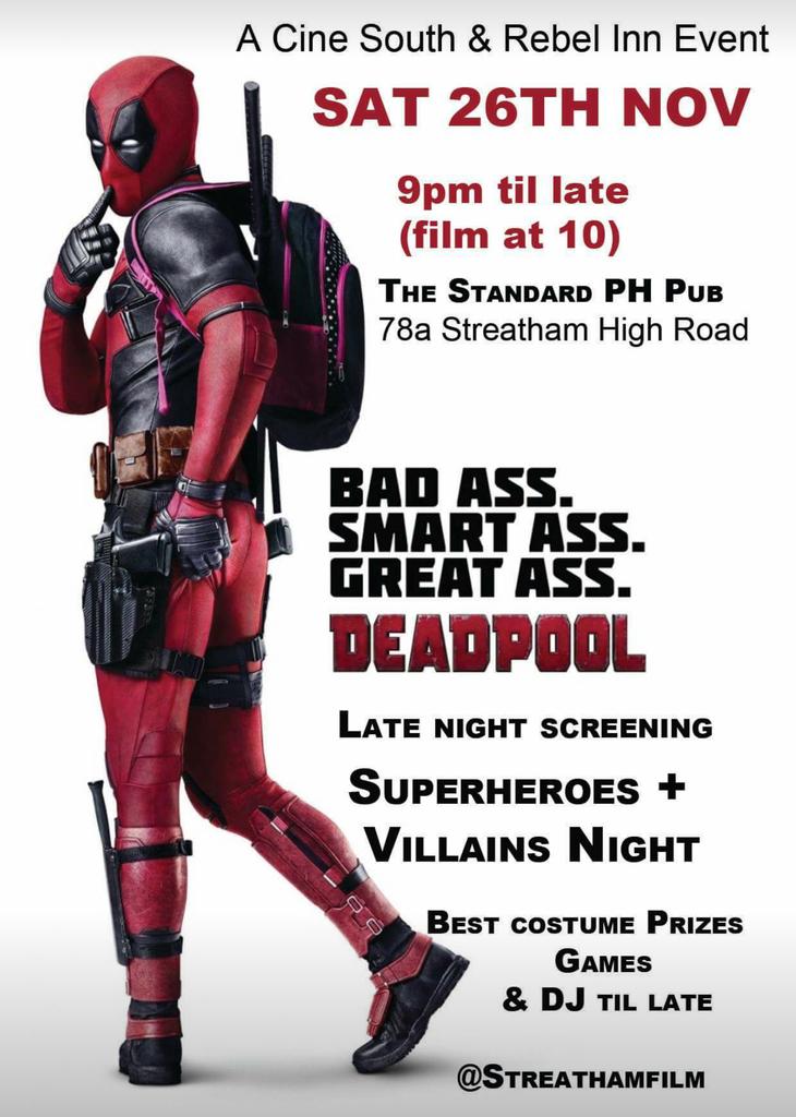 streathamfilm's tweet image. @FreeInLDN @MyLocalstreath Saturday night Superhero +Villains fun