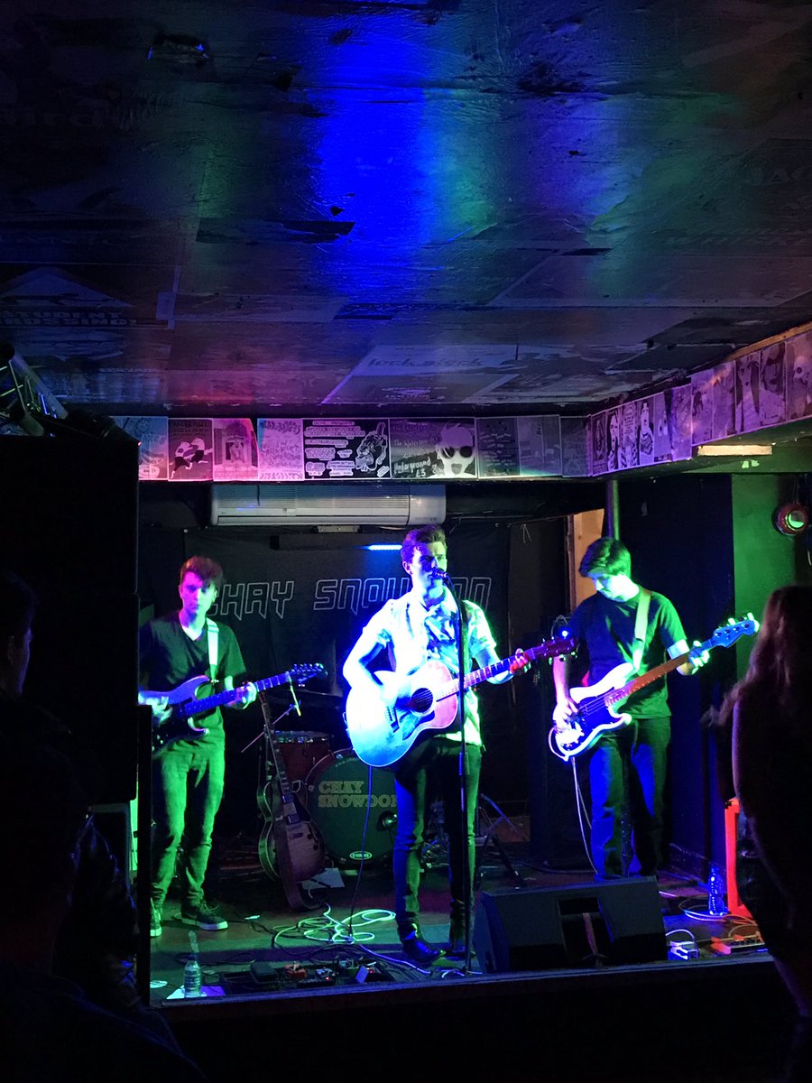 Now the main man @snowdon_chay! Thanks for having us! Definitely more of these gigs please #lineupandahalf <a href="/PropellerSW/">PROPELLER</a> @BBCIntroDevon