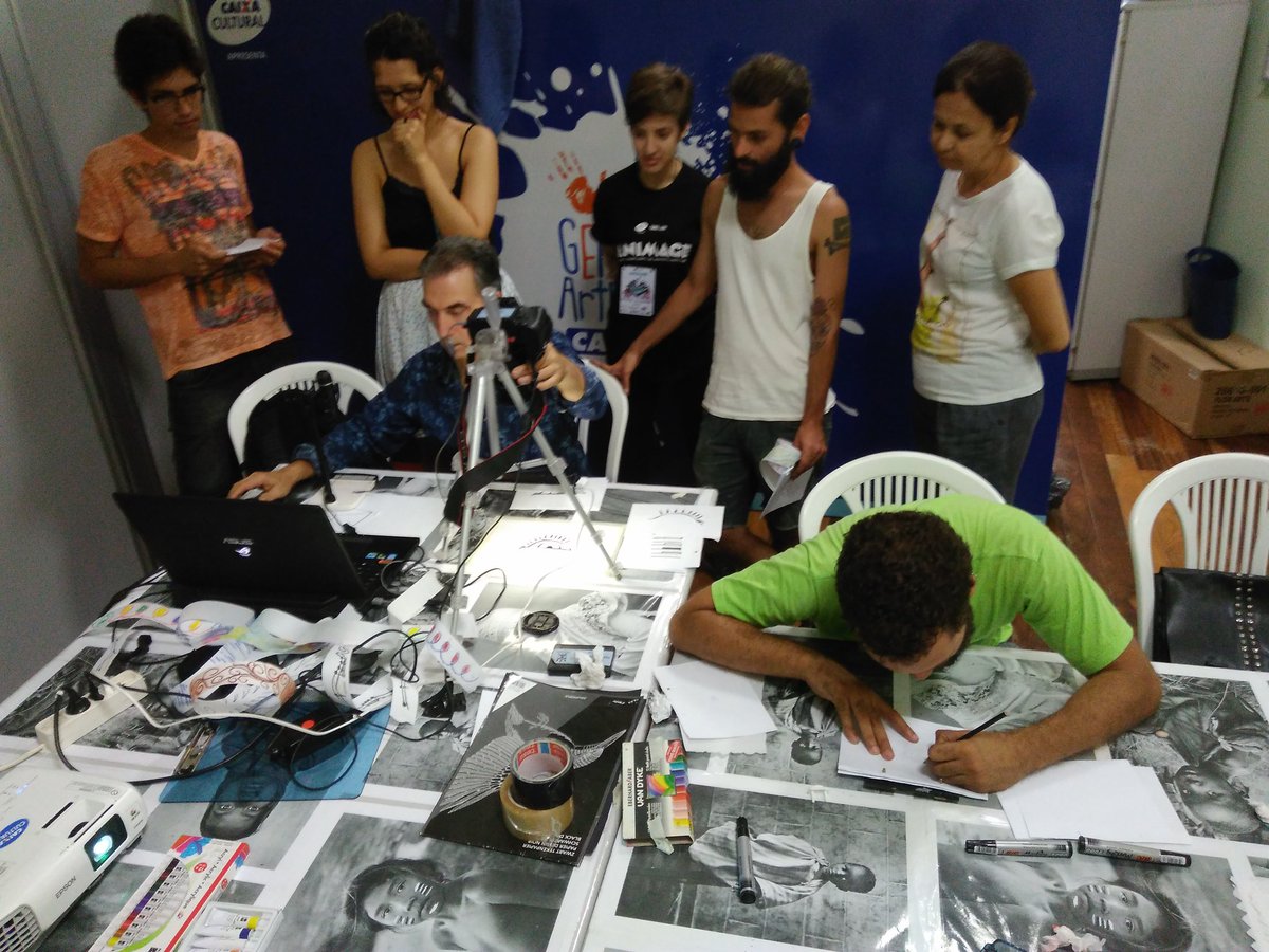 p4olodiego's tweet photo. Second day of the Music, rhythm and animation workshop with Jean-Luc Slock #animage2016 https://t.co/PXRV9Bytns