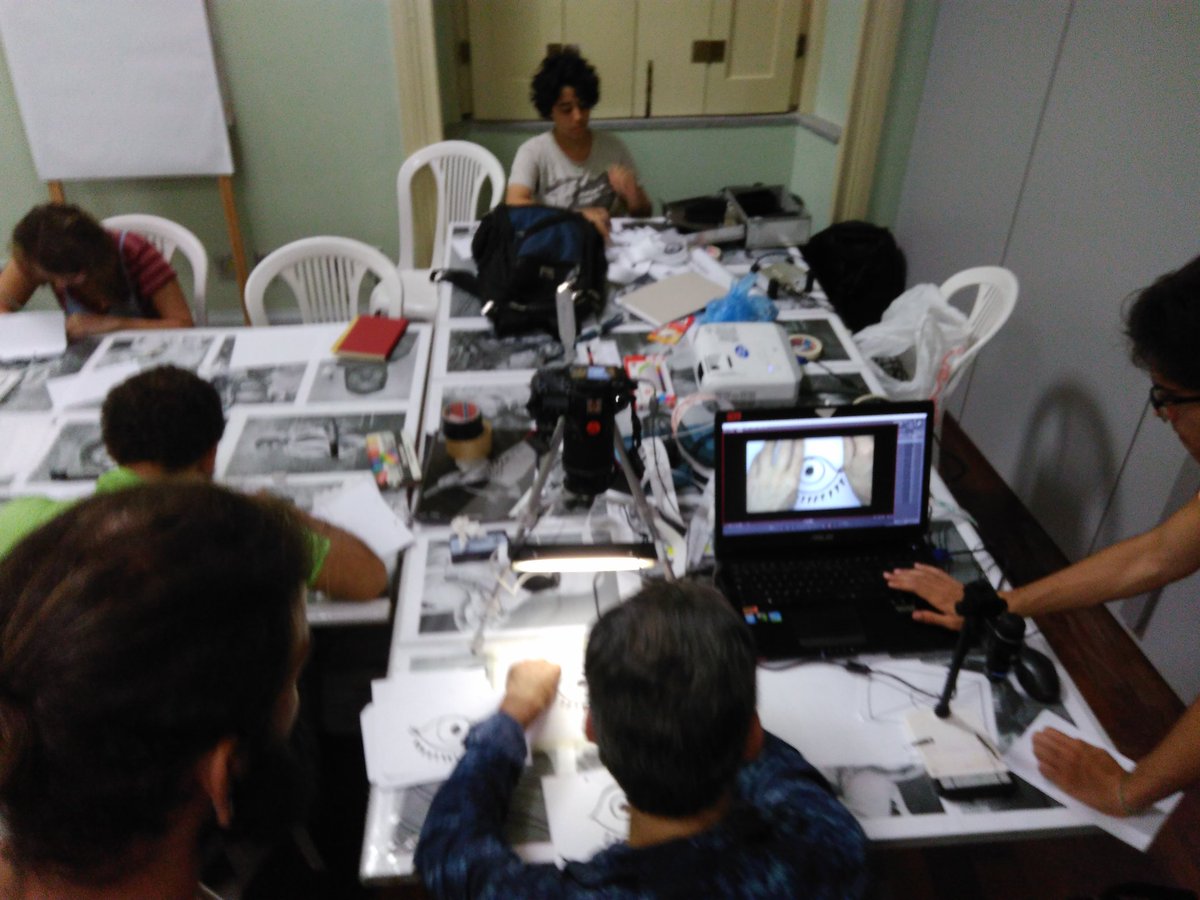 p4olodiego's tweet photo. Second day of the Music, rhythm and animation workshop with Jean-Luc Slock #animage2016 https://t.co/PXRV9Bytns