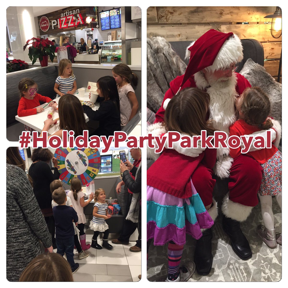 MM_NorthShore's tweet photo. Holiday magic was in full swing at #HolidayPartyParkRoyal yesterday! @flatbreadCo @ToyJungleToybox @parkroyal @chaptersindigo @HatleyStore https://t.co/Btwuej7Suz