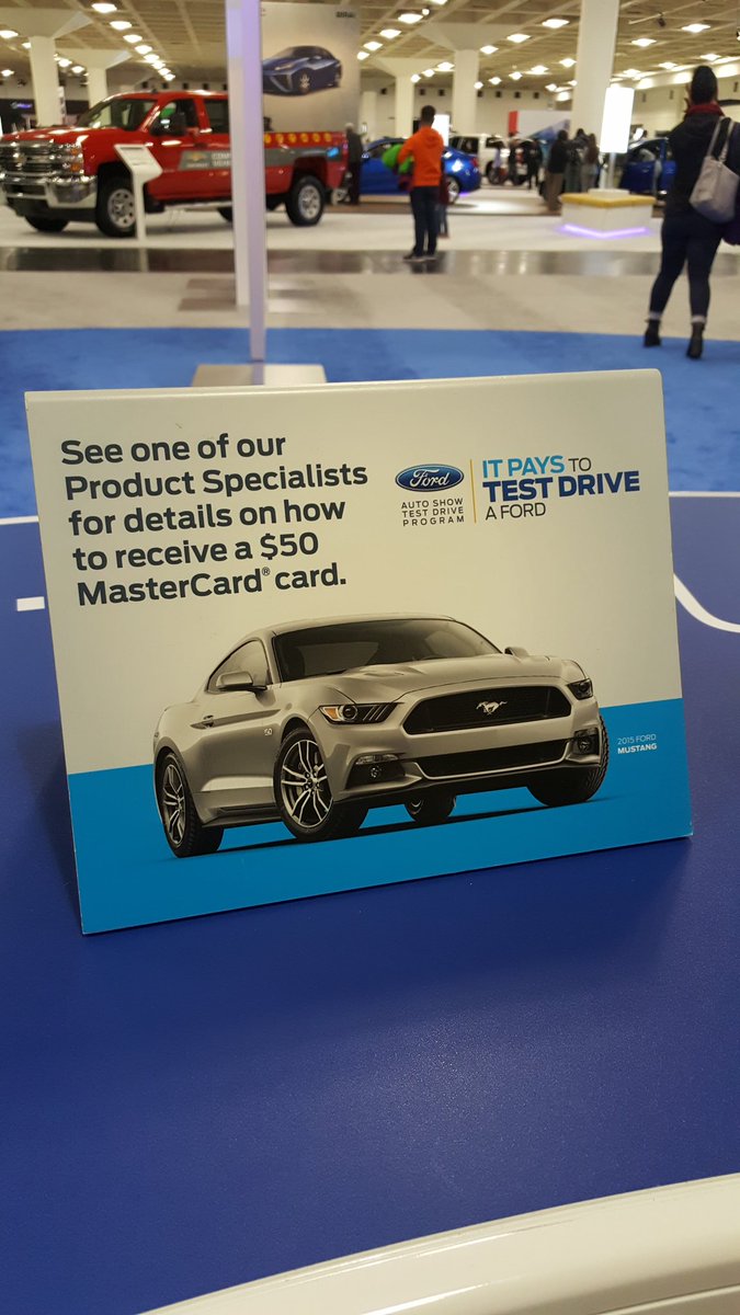 Ford_KristinH's tweet photo. Stop by the Ford display at San Fran auto show, sign up to receive $50 for test driving a Ford vehicle! #sfautoshow @SFAutoShow #ford https://t.co/V6gbQZiv2M