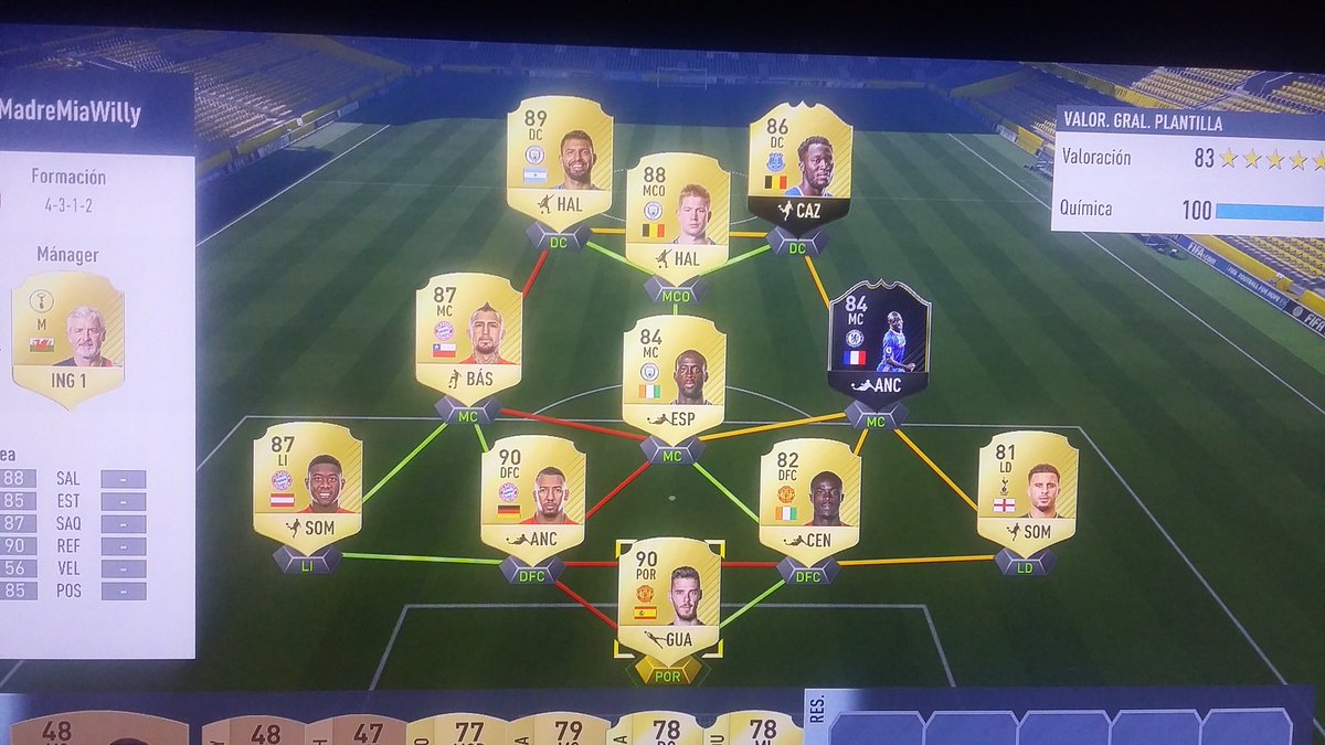 tav0SC's tweet photo. @F_deFIFA equipo "similar" Lukaku es BUENISIMO. Lo compre para que acompañe al Kun y es al revez jajaja. https://t.co/JVW2aNbO6c