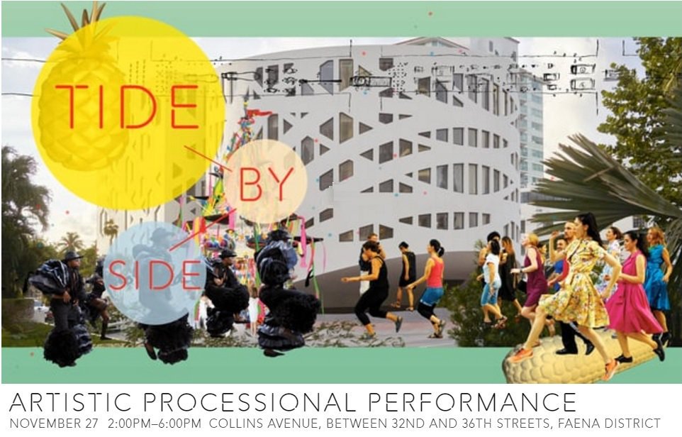 MiamiBeachPages's tweet photo. Join us Nov 27th in #MiamiBeach for the parade kicking off @ArtBasel week --> https://t.co/P6A07TMWad #TideBySide @FaenaArt @FaenaMiami https://t.co/HEt7zoIHY0