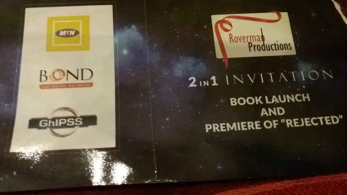 GhTimekeeping's tweet photo. Book launch of Uncle Ebo &amp; premiere of his play "Rejected". He is a great Timekeeper &amp; the program started on time https://t.co/KIGzvLiHVJ