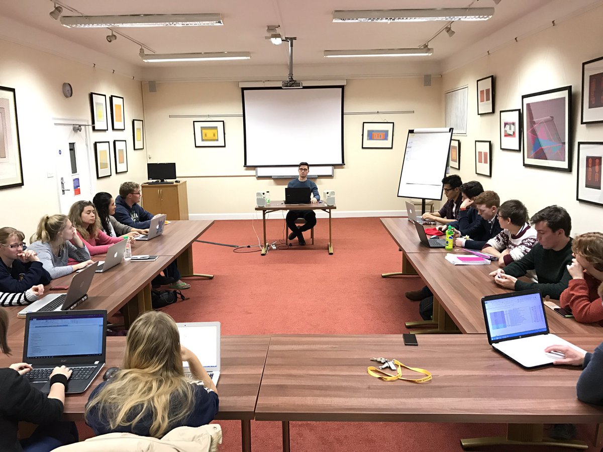 Hard at work deciding the budget for next year with Ben Firth sitting in the power seat!
