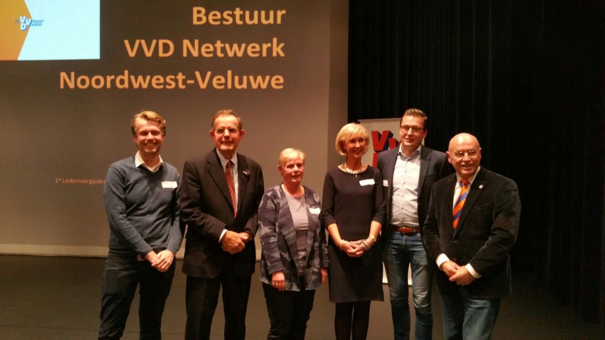 Bestuur VVD netwerk Noordwest-Veluwe is opgericht. VVD besturen Ermelo, Harderwijk, Nunspeet en Putten slaan de handen ineen.