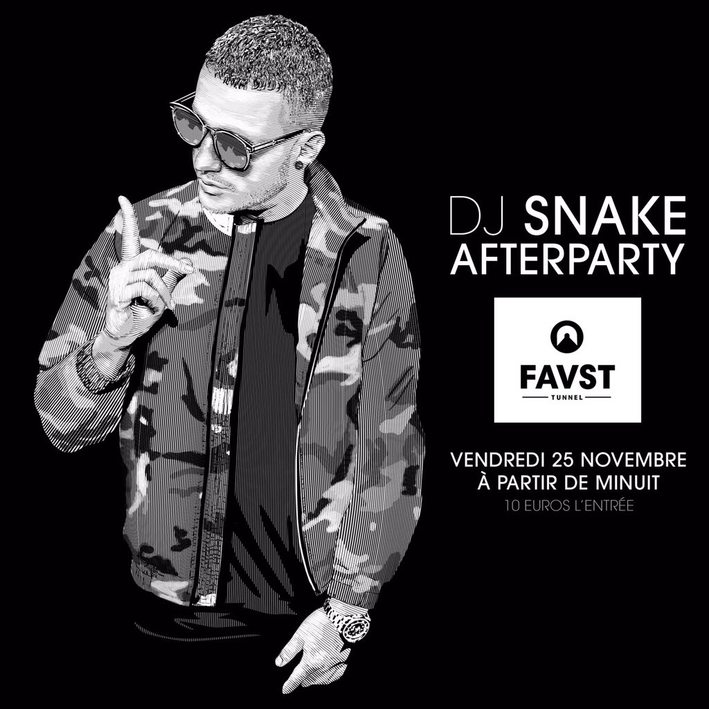 djsnake's tweet photo. L'After party du Zenith se déroulera au Favst - Line up surprise 🚨 https://t.co/GLr7G0krKu