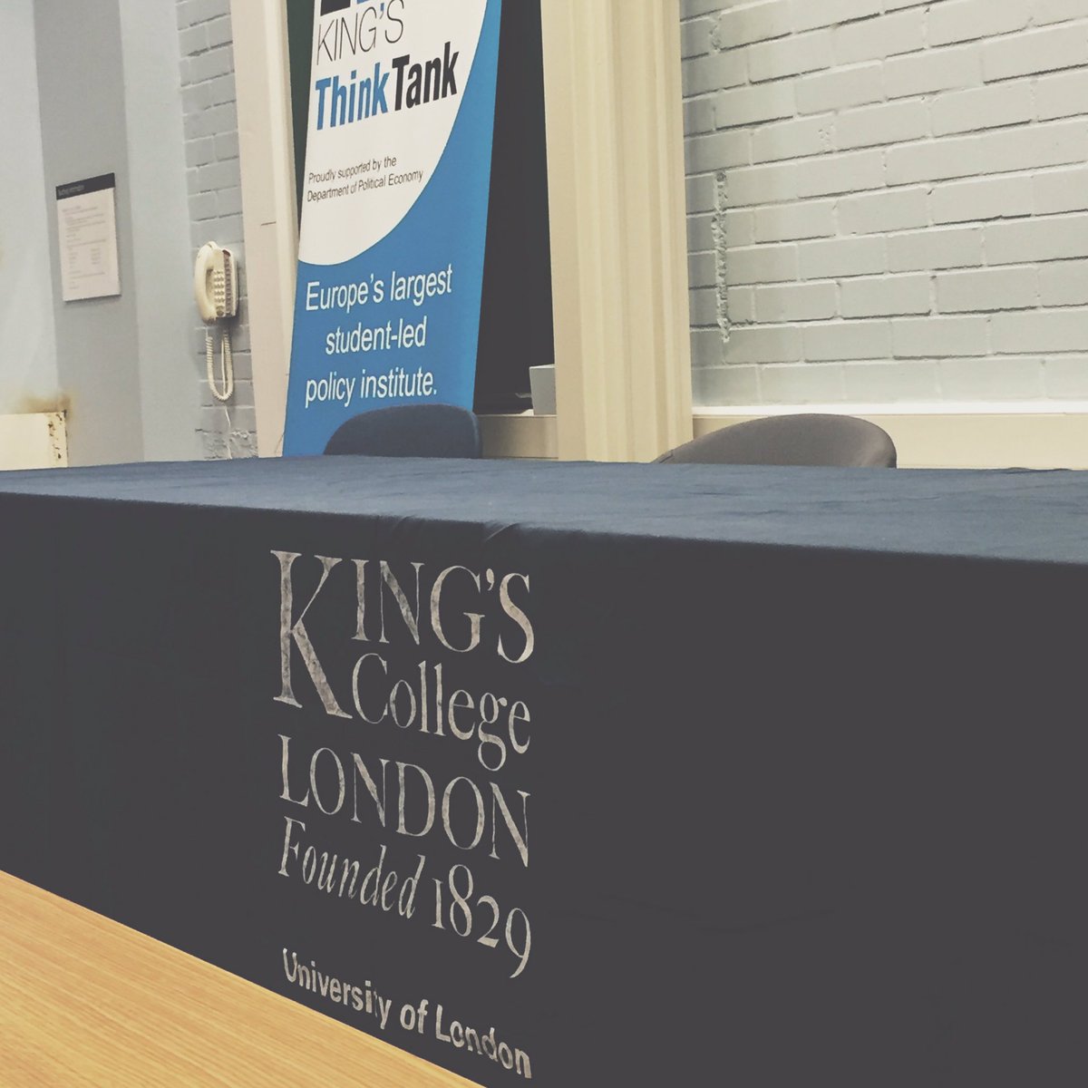 KCLSustainable's tweet photo. .@KingsThinkTank talk: #GreaterLondonAuthority, #FriendsoftheEarth, the #EnvironmentalResearchGroup and Institute for #PublicPolicyResearch https://t.co/X4HZwhTc5G