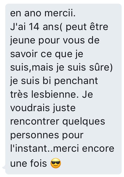confessmeetfr's tweet photo. 14 ans, des rencontres ? https://t.co/0TujfXZtMe