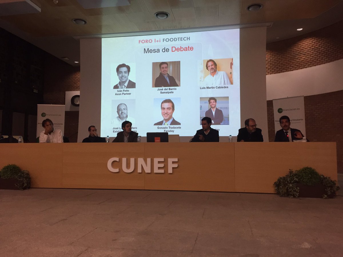 mifinanciacion's tweet photo. Cerramos el #ForoFoodtech con una mesa redonda con @Ivan_Feito @josedelbarriop @luismcabiedes @joselcabanero @gontradacete y #JavierAmigo https://t.co/5sCeEf8UZM