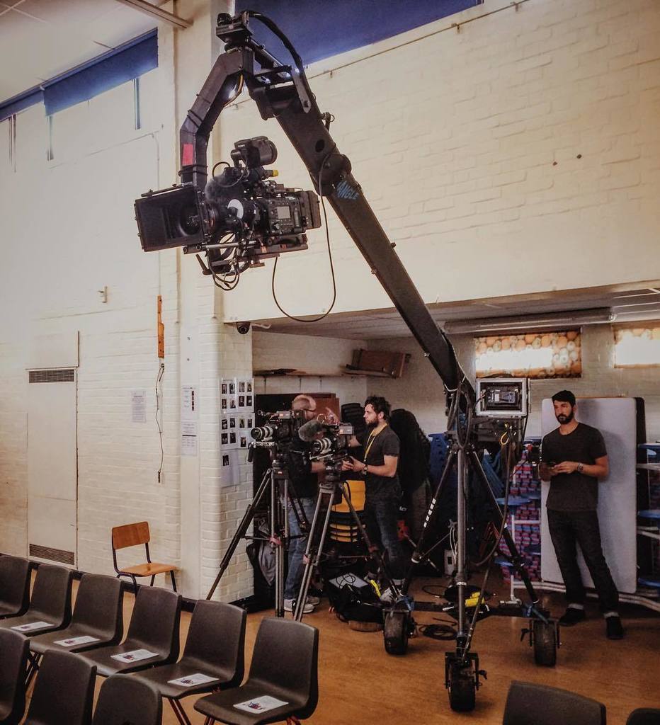 DanTwine1's tweet photo. Multi camera shoot with the Jimmy Jib #cameraoperator #sonyfs7 #fs7 #sonyfs5 #fs5 #jimmyji… https://t.co/VrkEYXM7HH https://t.co/Dbhyw5nkIt
