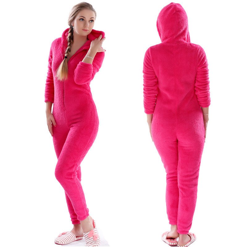 ReadADamnBook's tweet image. Fluffy Fleece Onesie Hooded Pajama Set For Women &amp;amp; Girls- $45.74 xxprezion.com/products/fluff…