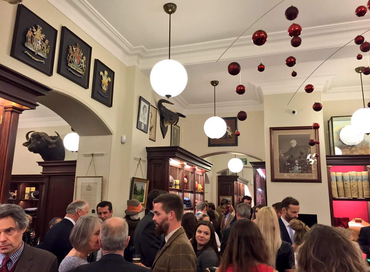 The Duke of Wellington &amp; Richard Purdey begin proceedings in the Long Room at ThePurdey Game&amp;Conservation Awards '16