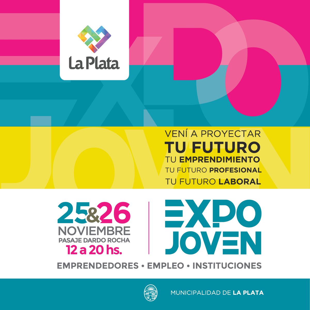 Este viernes y sábado la #UNLP estará presente en #ExpoJoven <a href="/LaPlataMLP/">Municipalidad de La Plata</a> <a href="/JuventudMLP/">Juventud MLP</a> unlp.edu.ar/articulo/2016/…