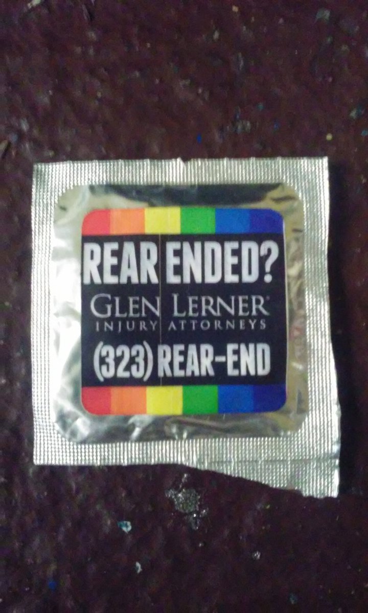 delaney8123's tweet photo. My roommate found this on the street. This lawyer knows how to advertise https://t.co/DmQ4flMke8