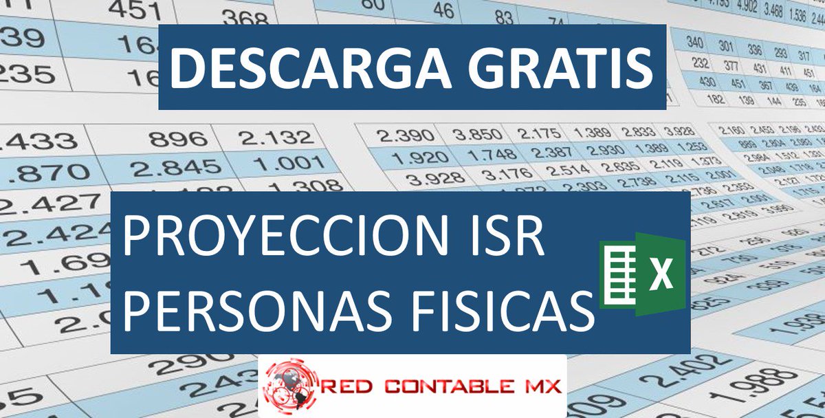 REDContableMX's tweet photo. Descarga Gratis Calculadora ISR Personas Fisicas!
https://t.co/nP9vKJL6jW #contadores #cptwitter https://t.co/KyNRtuwqk5