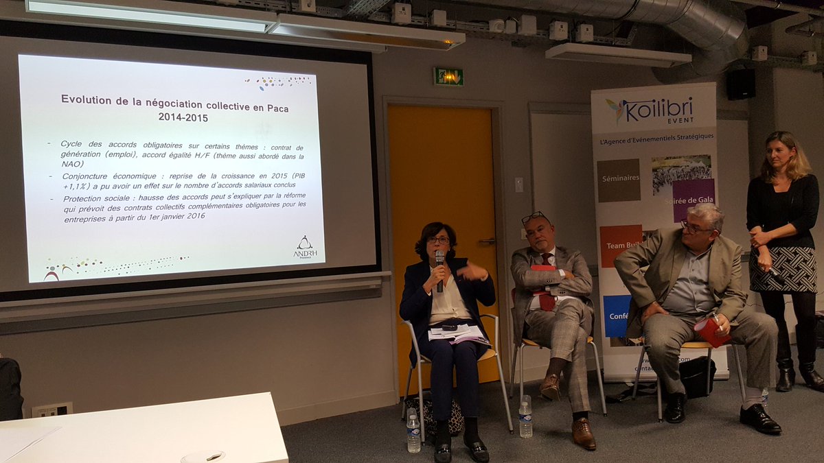SSchemb's tweet photo. #AndrhProvence Intervention de Sylvie Brunet Présidente de la section travail et emploi au CESE sur le dialogue social https://t.co/fLrkEZwIg9