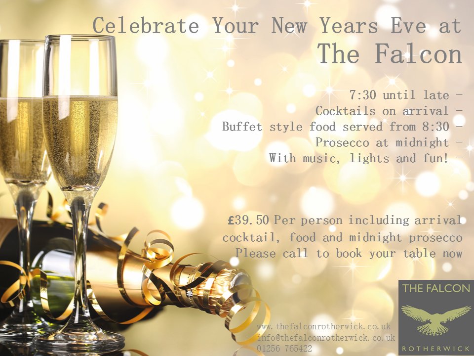 TheFalcon_RG27's tweet photo. Celebrate your New Years Eve at The Falcon! https://t.co/xVs8rxbceQ