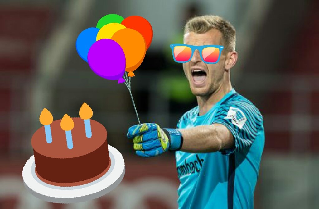 Happy Birthday to my friend and great KP <a href="/HradeckyLukas/">Lukas Hradecky</a>! 🍰 🎉 I hope we can celebrate your Bday with a victory on saturday! 🎁🎈⚽⚫⚪ <a href="/Eintracht/">Eintracht Frankfurt</a>