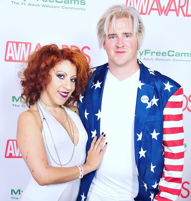 Myself w/ @CharlieComet on the #redcarpet at the @AVNMediaNetwork nomination party last week. Photo by<a class="tags" href="/tag/charliecomet">@charliecomet</a><a href="/tag/redcarpet"class="tags">#redcarpet</a>