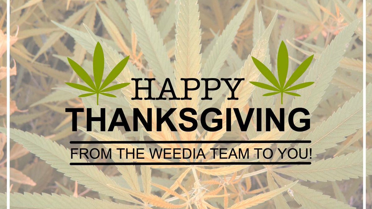 harts710's tweet photo. The #Weedia team wishes everyone a wonderful Thanksgiving!
#WeediaBuzz #InTheWeedia #WeAreWeedia https://t.co/h7uzvtYpZo