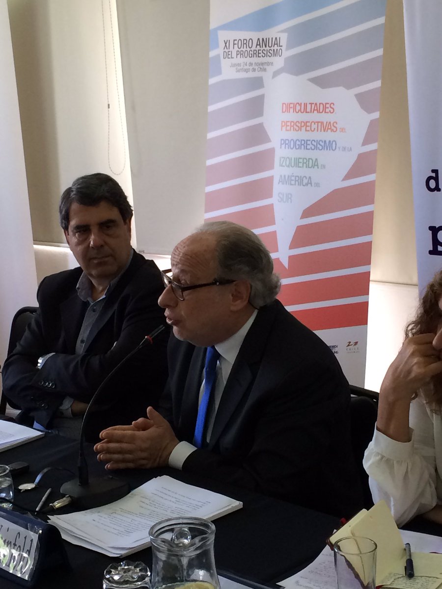 CHILE_21's tweet image. Periodista Mario Wainfeld en #forodelprogresismo se refiere a coyuntura política argentina y la derrota del Kirchnerismo