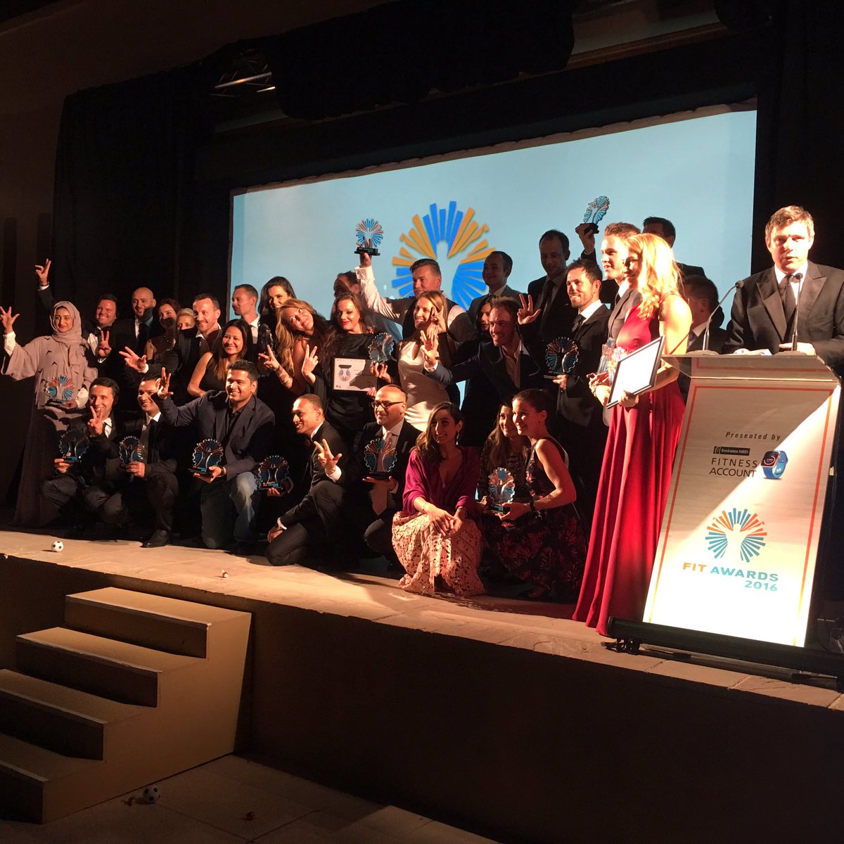 ZickermanAnna's tweet photo. Winners Dubai @sports360 @fitawards16 well done everyone! Some amazing submissions! #awards #sports https://t.co/dtswZRrBi0