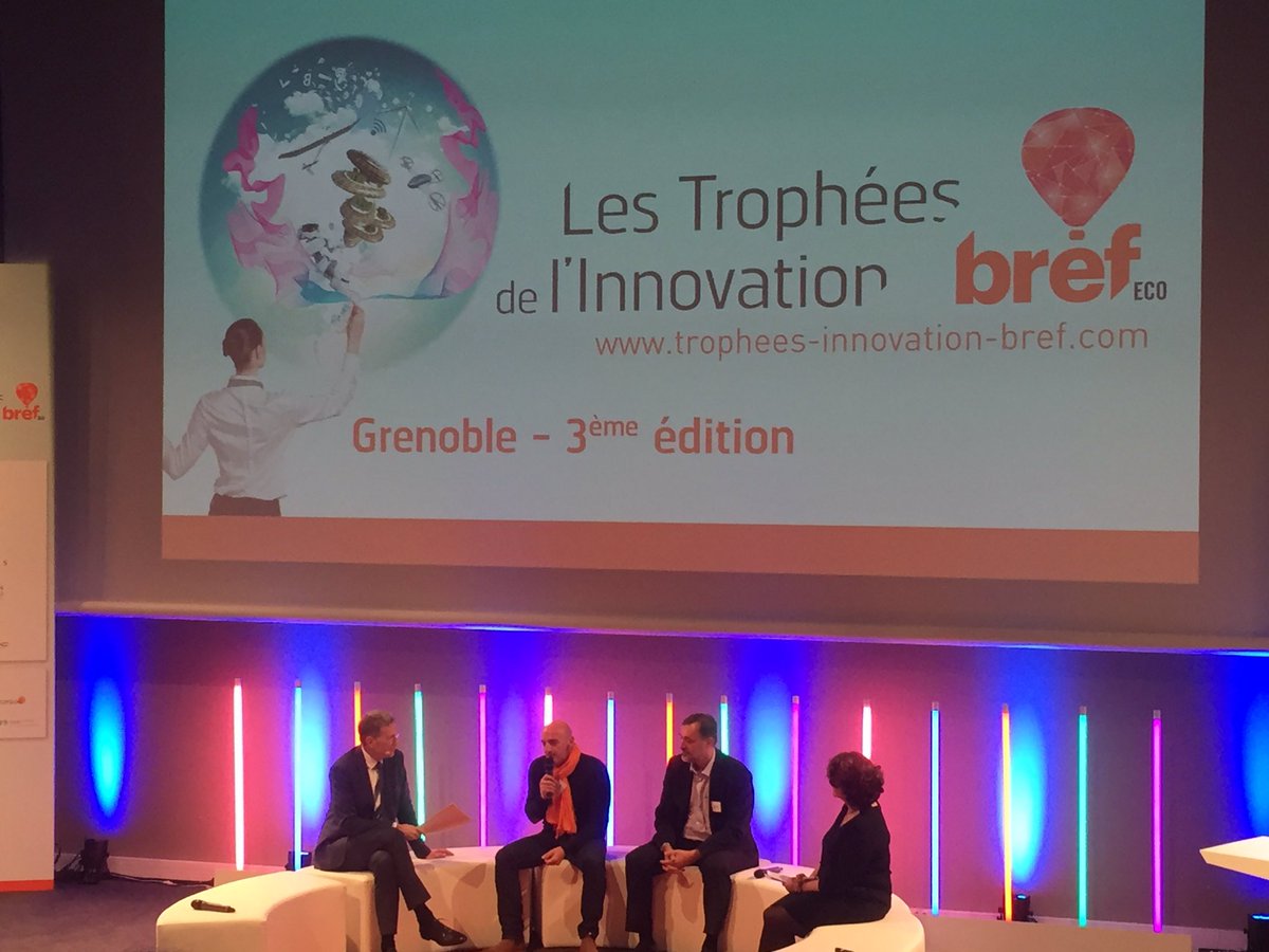 NatSTIEVENARD's tweet photo. #ABSISKEY En direct des Trophées de l'Innovation Bref Rhône Alpes Auvergne à Grenoble https://t.co/8wWuuT187L