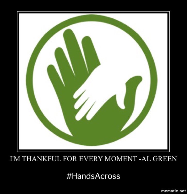 handsacross_us's tweet photo. #HandsAcross is unplugging to fully enjoy time with family and friends. 
Wishing you joy, peace, and moments of reflection and gratitude. https://t.co/oKWvY9nIzB