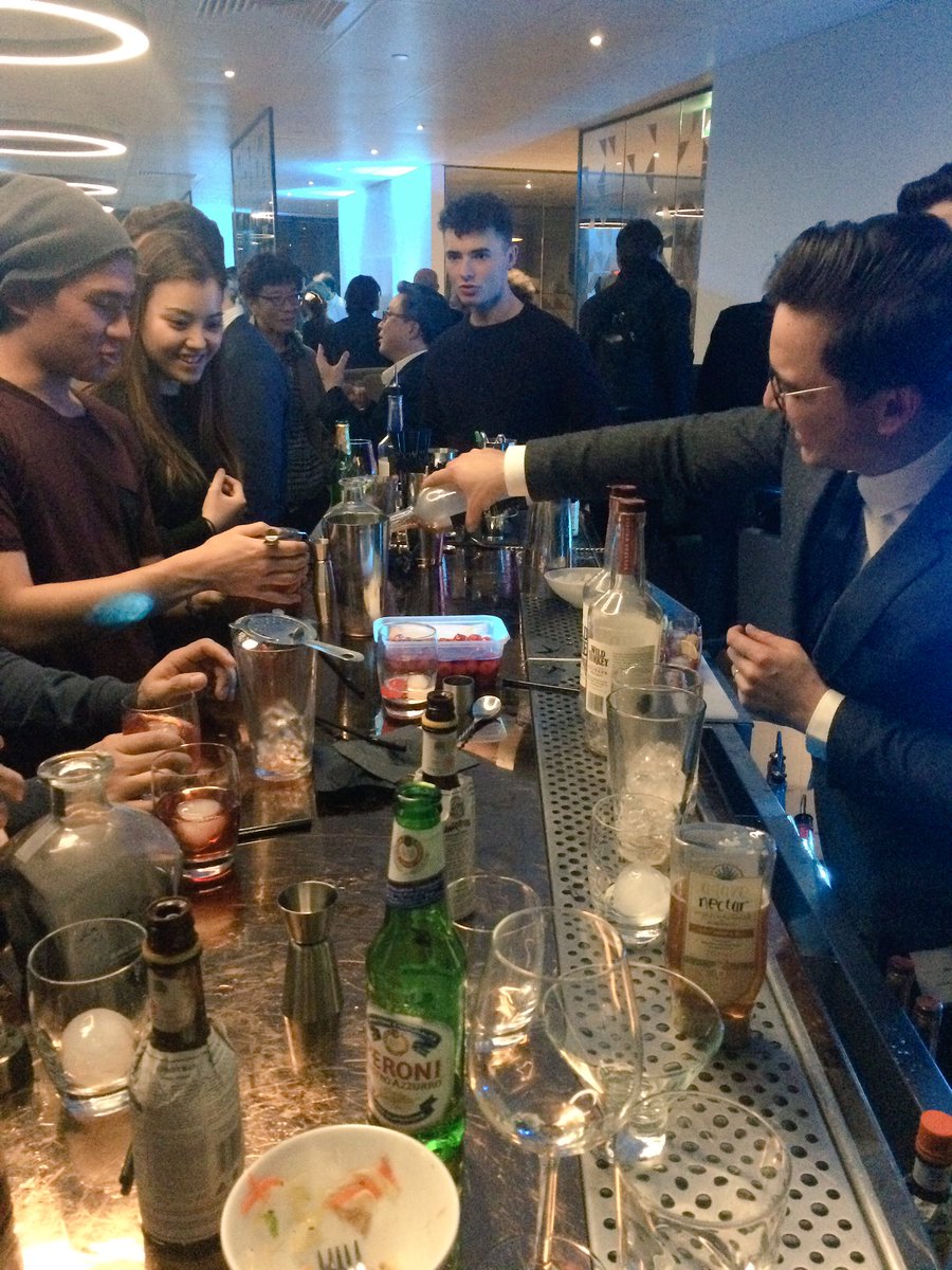 French04A's tweet photo. I made my first old fashioned cocktail tonight @Level39CW members meet up - thank you @staggandbarber 🍸 https://t.co/4pcYKK74mQ