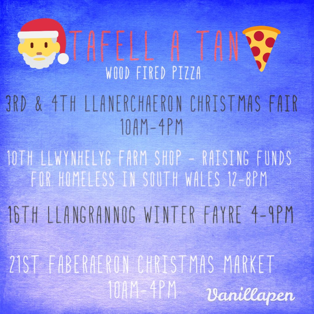 tafellatanpizza's tweet photo. This is where we'll be at this December... great events, get your Christmas on! @WalesOnline @visitwales @tivyside @Carmjournal https://t.co/F6AliGGthV
