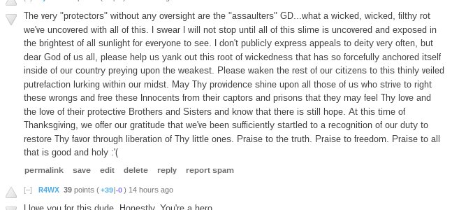 AntiGadianton's tweet image. #thanksgiving time to thank all working on #PizzaGate to expose #DCCorruption #DrainTheSwamp #MakeAmericaGreatAgain voat.co/v/pizzagate/co…