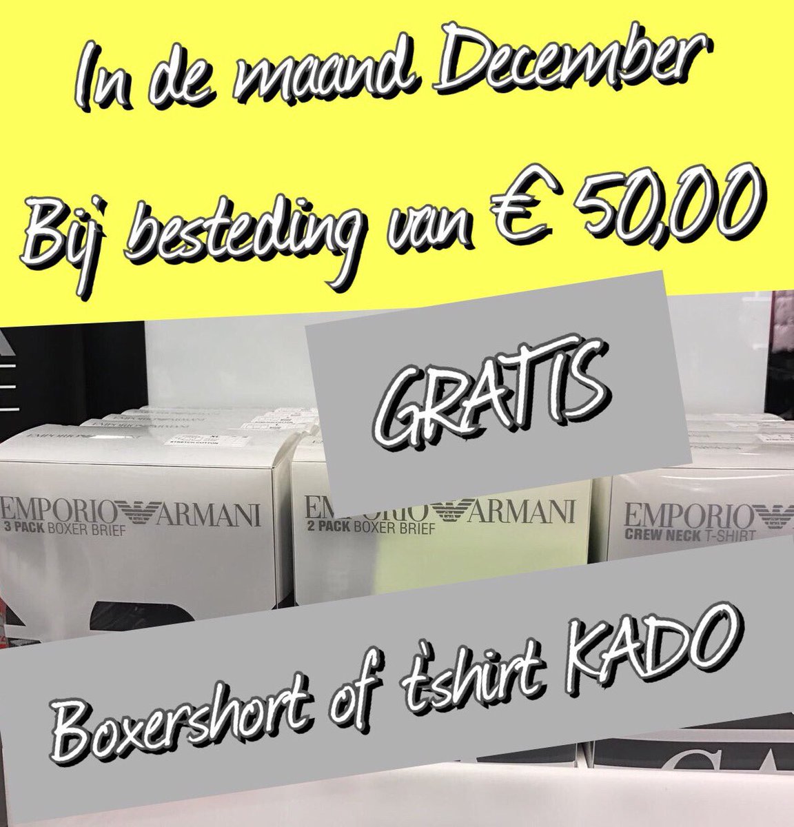Actie in de Maand december leuke #actie #westerstraat53 #purmerend #gratis