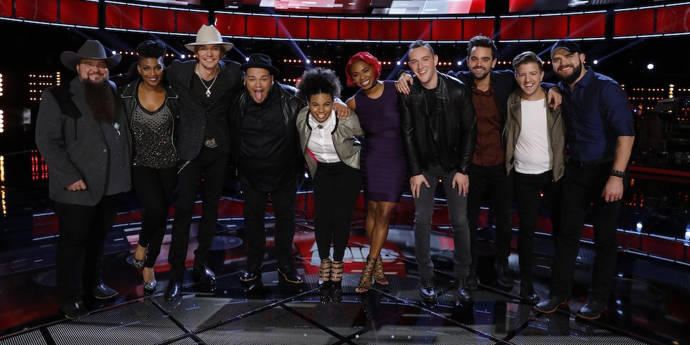 NBCTheVoice's tweet photo. They've been working hard all week for tonight. #VoiceTop10 https://t.co/4dWFOz1Jim