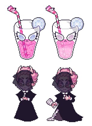 revamped some sprites! also i totally forgot about this battleback and i laughed a lot so i wanted to share it hehe 