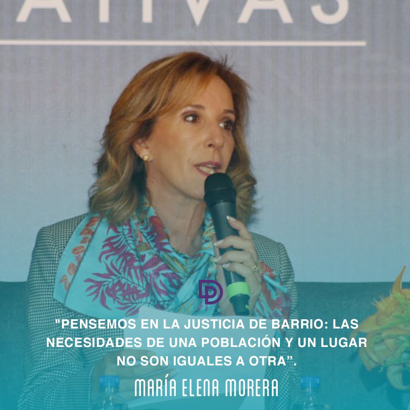 ForoVyE's tweet photo. "Pensemos en la justicia de barrio: las necesidades de una población y lugar no son iguales a otra" - @MaElenaMorera  #VocesyExpectativas https://t.co/FfKczXDv1e