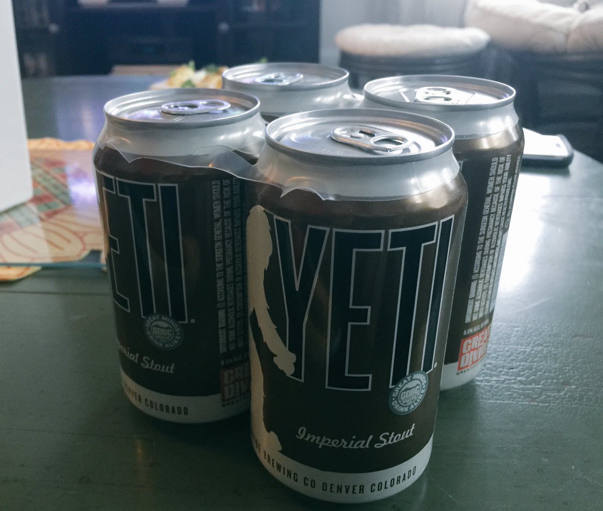 vazyworld's tweet photo. Check out my #Thanksgiving gift! Time for some #holiday #cheers with some yummy #beer #yetibeer #yeti #sasquatch #bigfoot https://t.co/Ubnstrr5Io