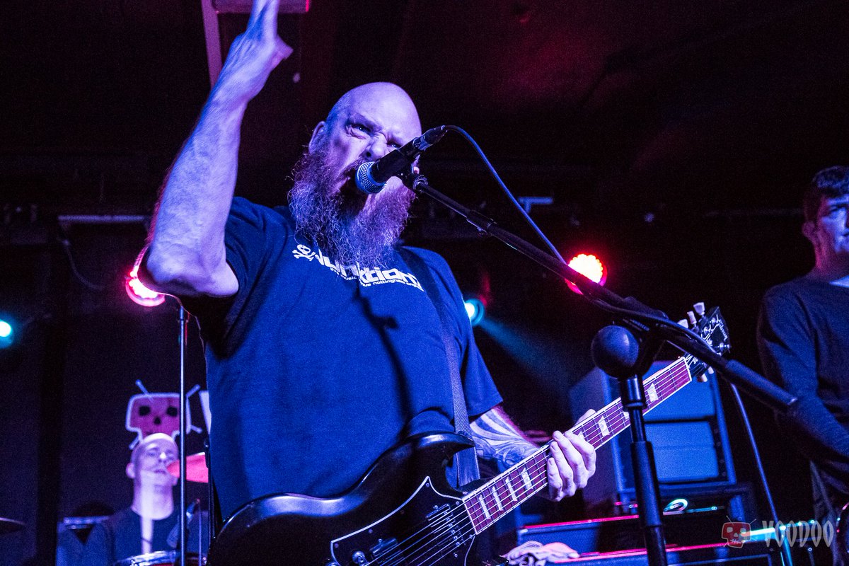 @TriggermanRocks tearing it up at last night's <a href="/dpmetal/">Distortion Project</a> show.