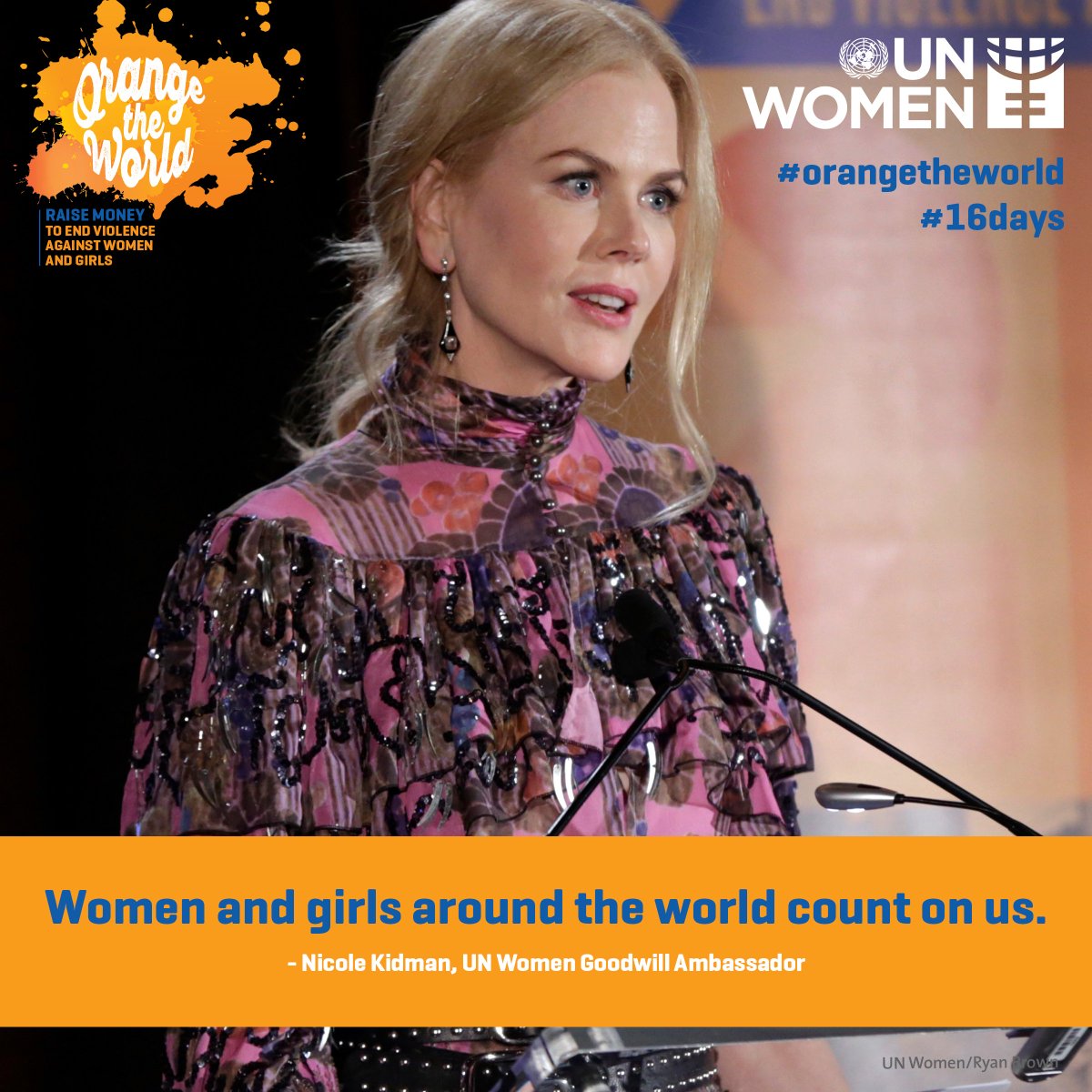 UN_Women's tweet photo. For a future without violence against women and girls. https://t.co/cw56m5zy52 #16days #orangetheworld https://t.co/6nbbrDHTI0
