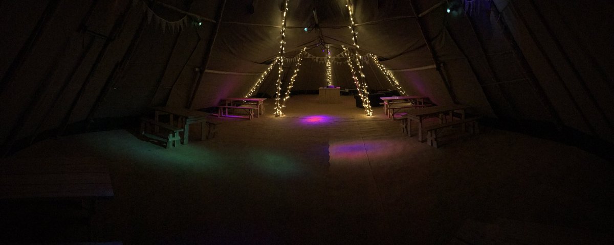 cheshiretipis's tweet photo. A few snaps from todays setup, just the dancefloor and bar and last few bits to add #tipi #teepee #mobilebar #tipiwedding #tipiparty #events https://t.co/3jXW6i2lqv