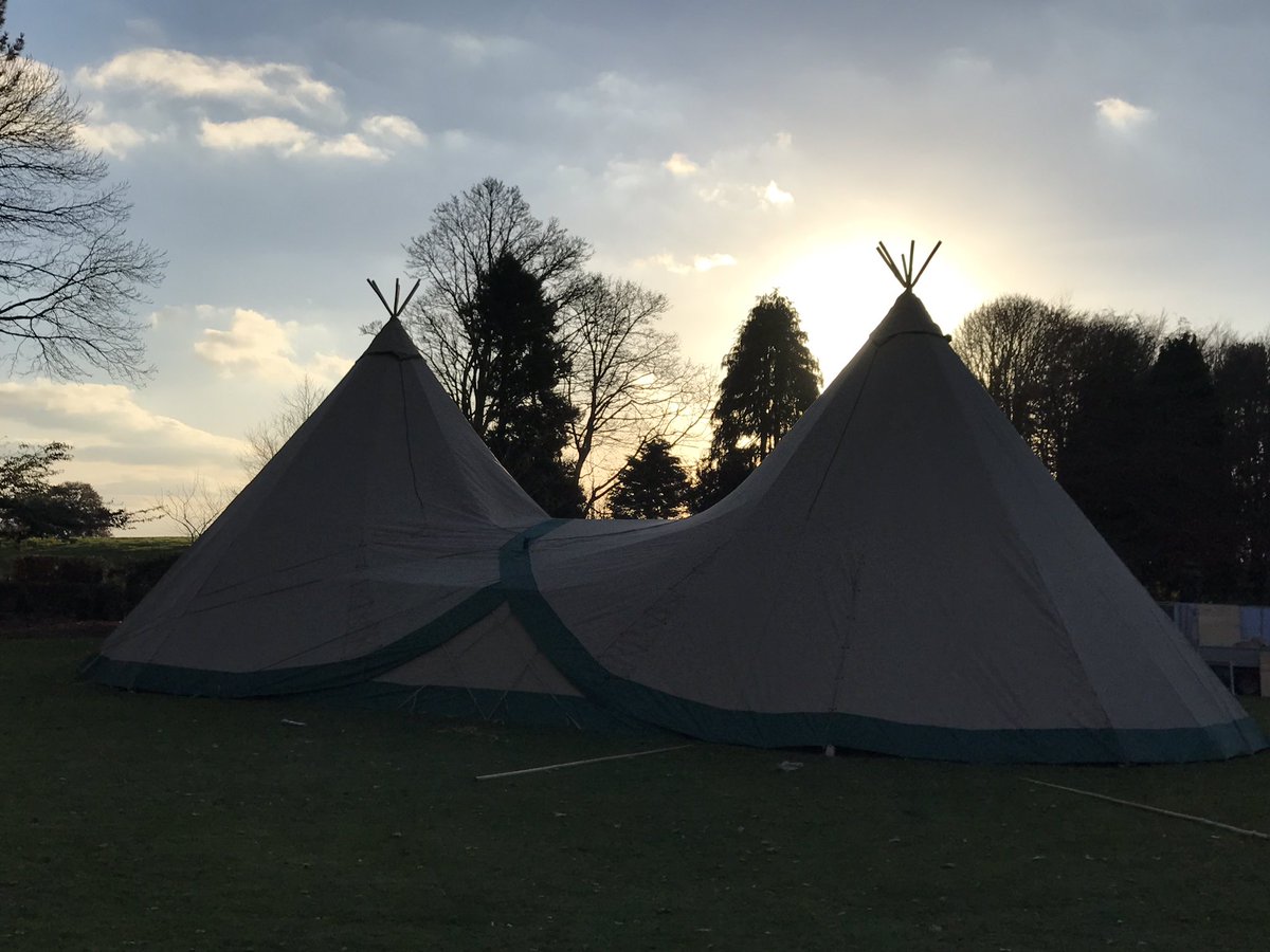 cheshiretipis's tweet photo. A few snaps from todays setup, just the dancefloor and bar and last few bits to add #tipi #teepee #mobilebar #tipiwedding #tipiparty #events https://t.co/3jXW6i2lqv
