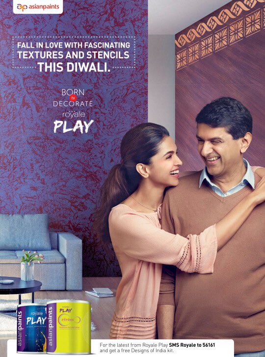 Asian Paints Ad Deepika Vactrone
