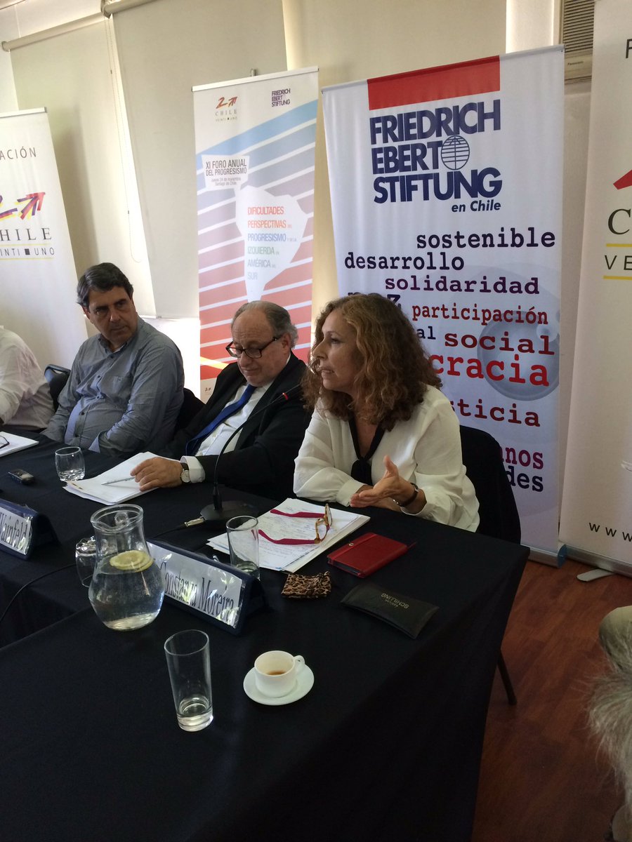 CHILE_21's tweet image. Senadora Constanza Moreira: Me preocupa la penetracion del discurso de la derecha #forodelprogresismo