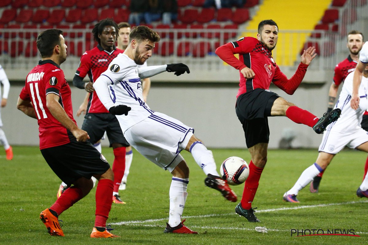 rscanderlecht's tweet photo. Massimo Bruno scoring the winning goal against Qabala ! #RSCA #COYM #UEM #QABAND https://t.co/66FkCcFhYG